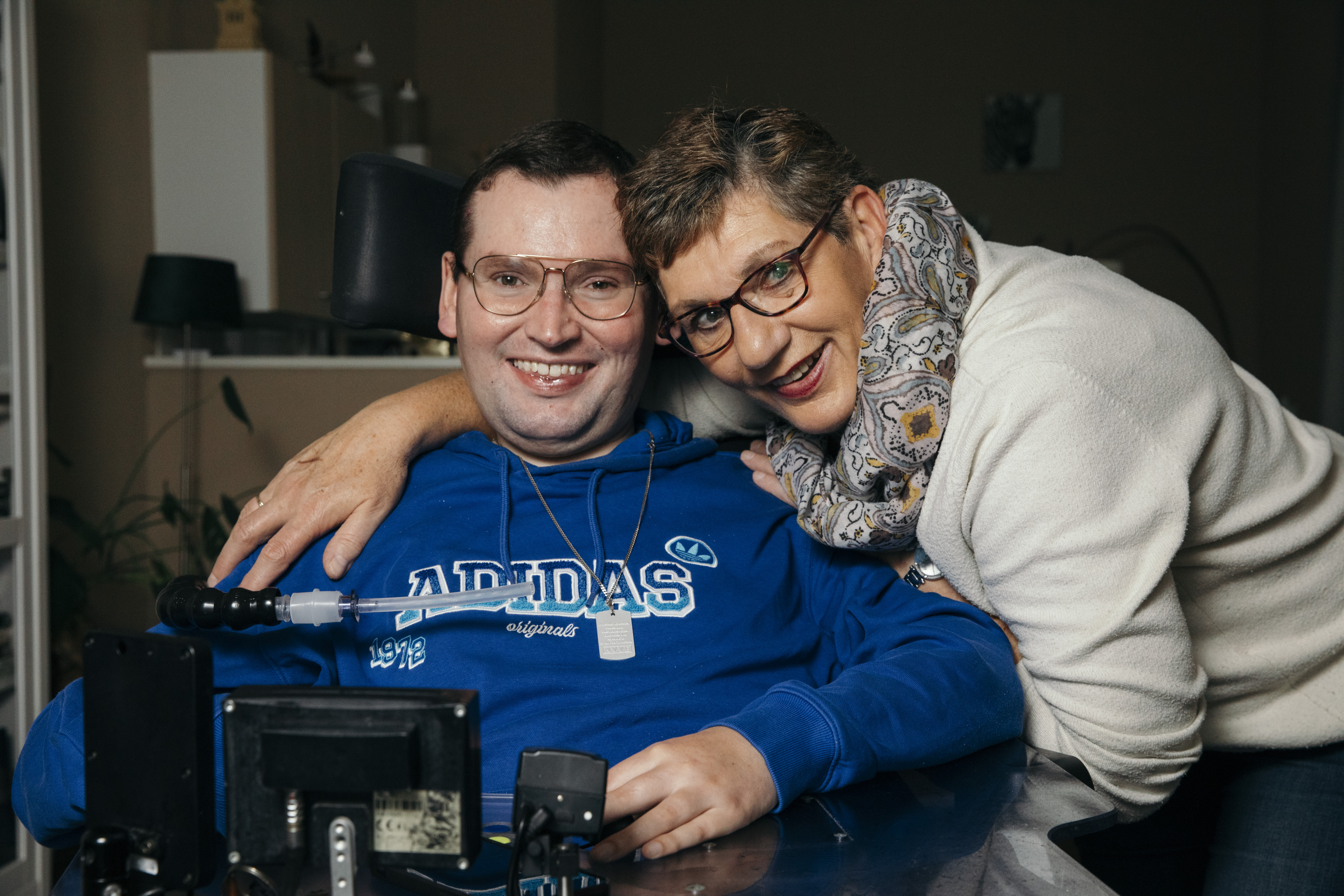 Mantelzorger met haar kind