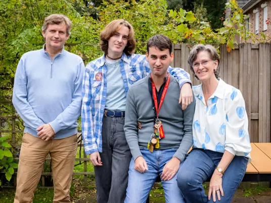 Petra met haar gezin